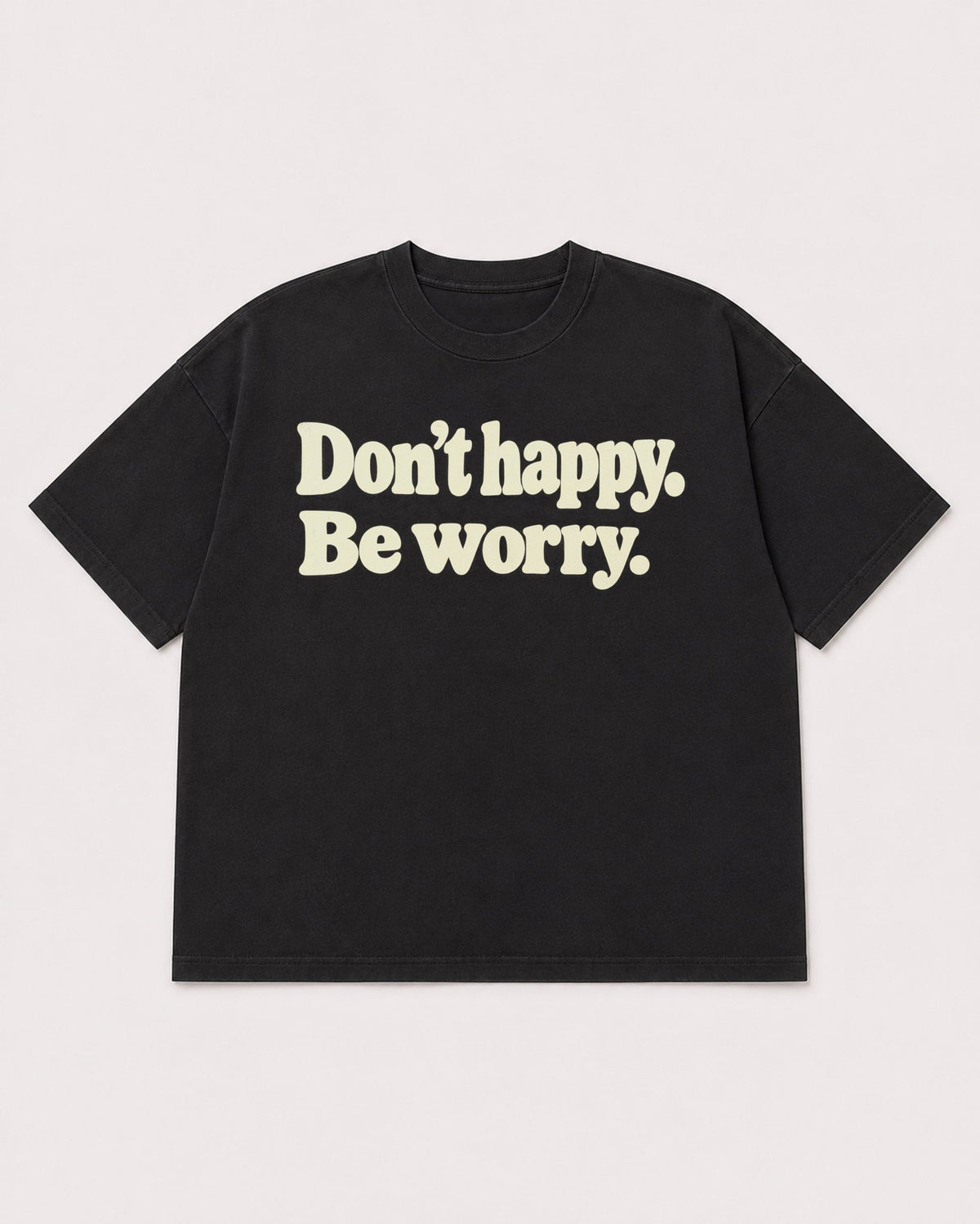 Mockup Boxy Heavyweight Tee Black product