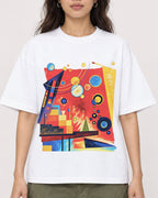 Mockup Boxy Heavyweight Tee White female close-up 02