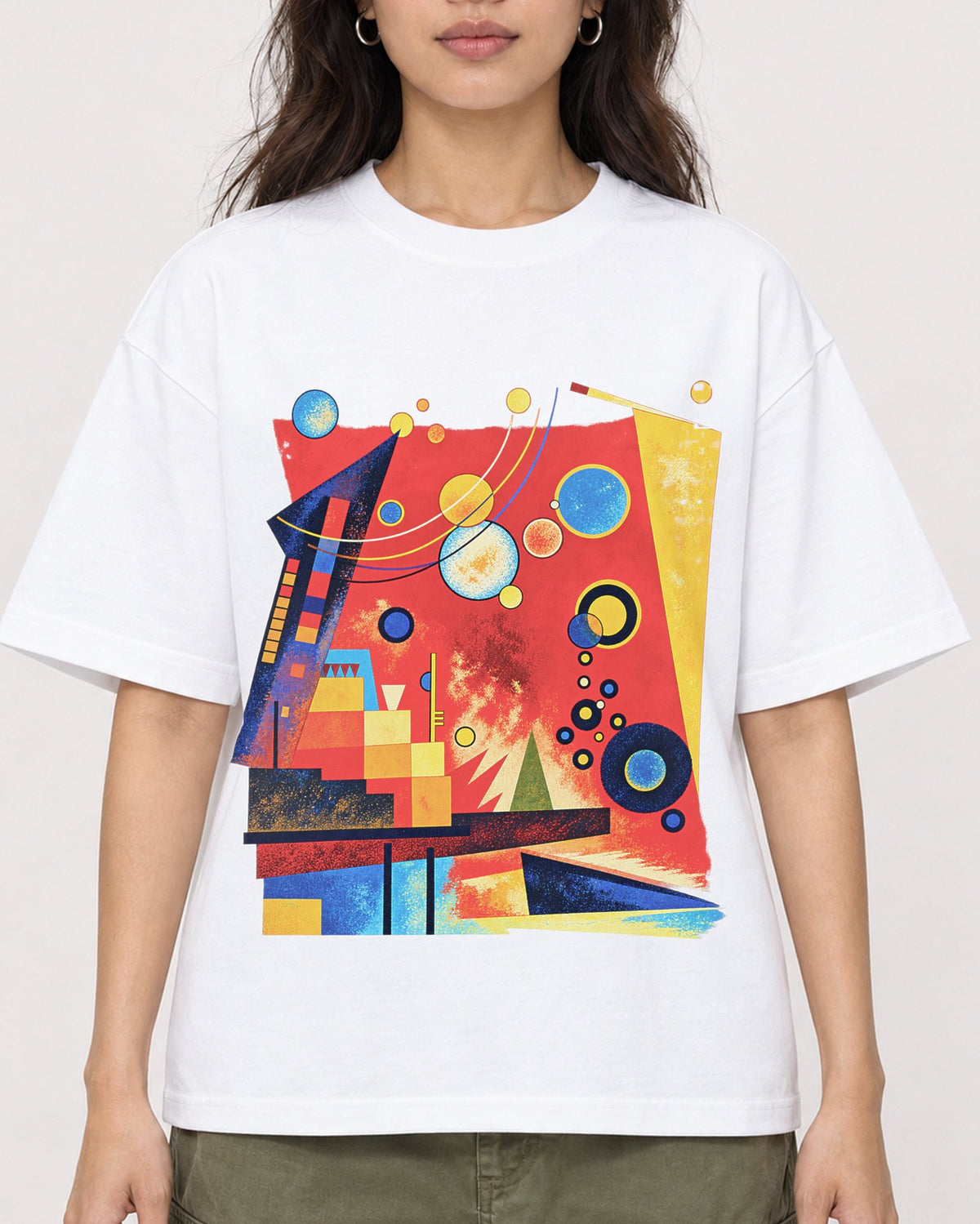 Mockup Boxy Heavyweight Tee White female close-up 02