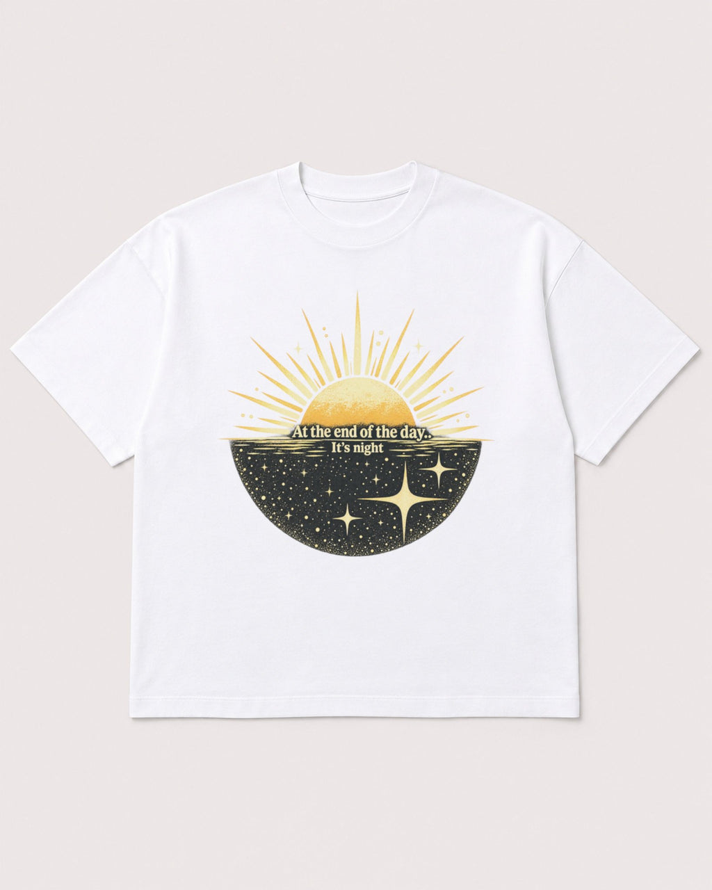 Mockup Boxy Heavyweight Tee White product
