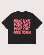 Mockup Boxy Heavyweight Tee Black product