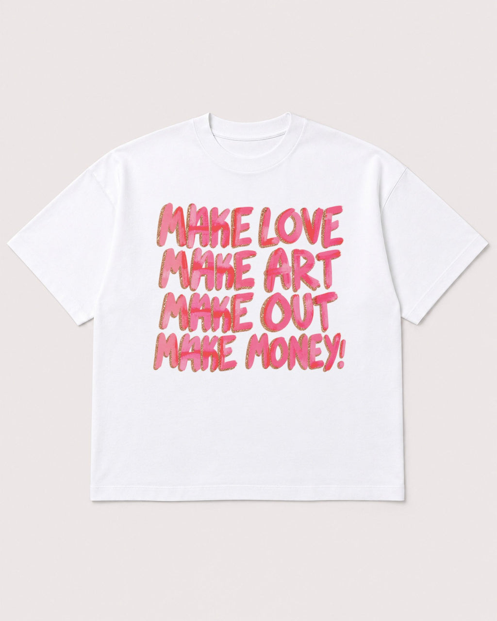 Mockup Boxy Heavyweight Tee White product