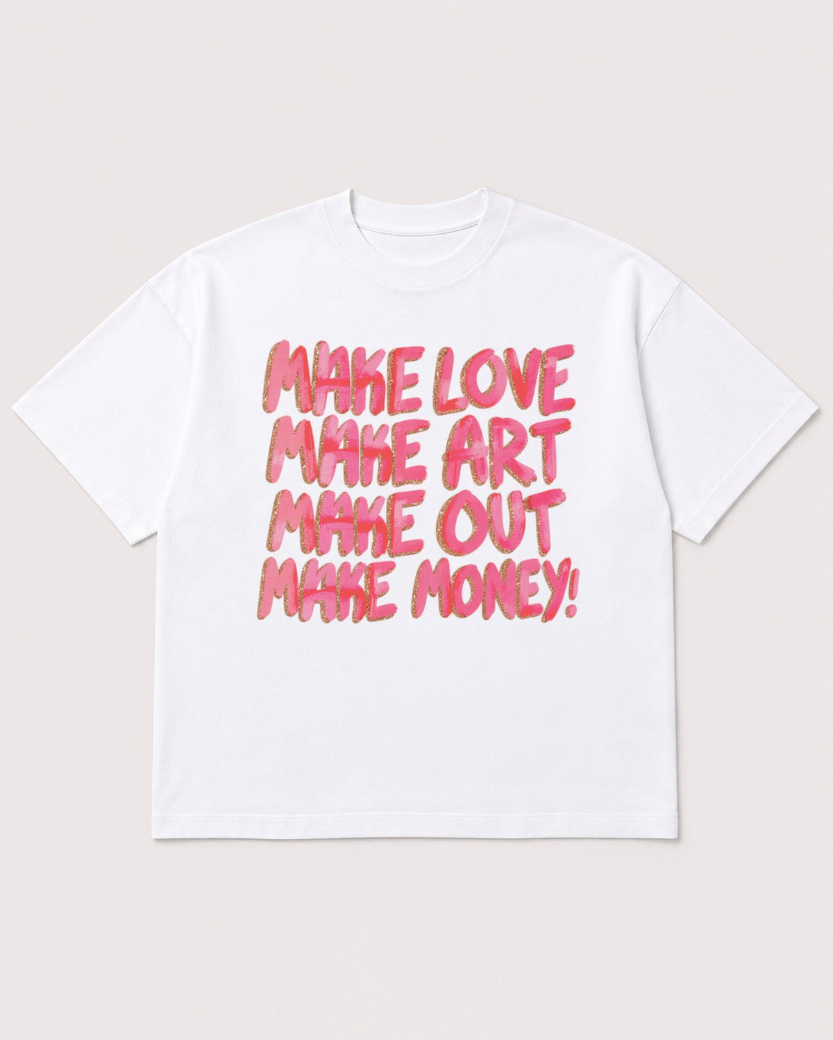 Mockup Boxy Heavyweight Tee White product