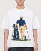 Mockup Boxy Heavyweight Tee White male close-up 01