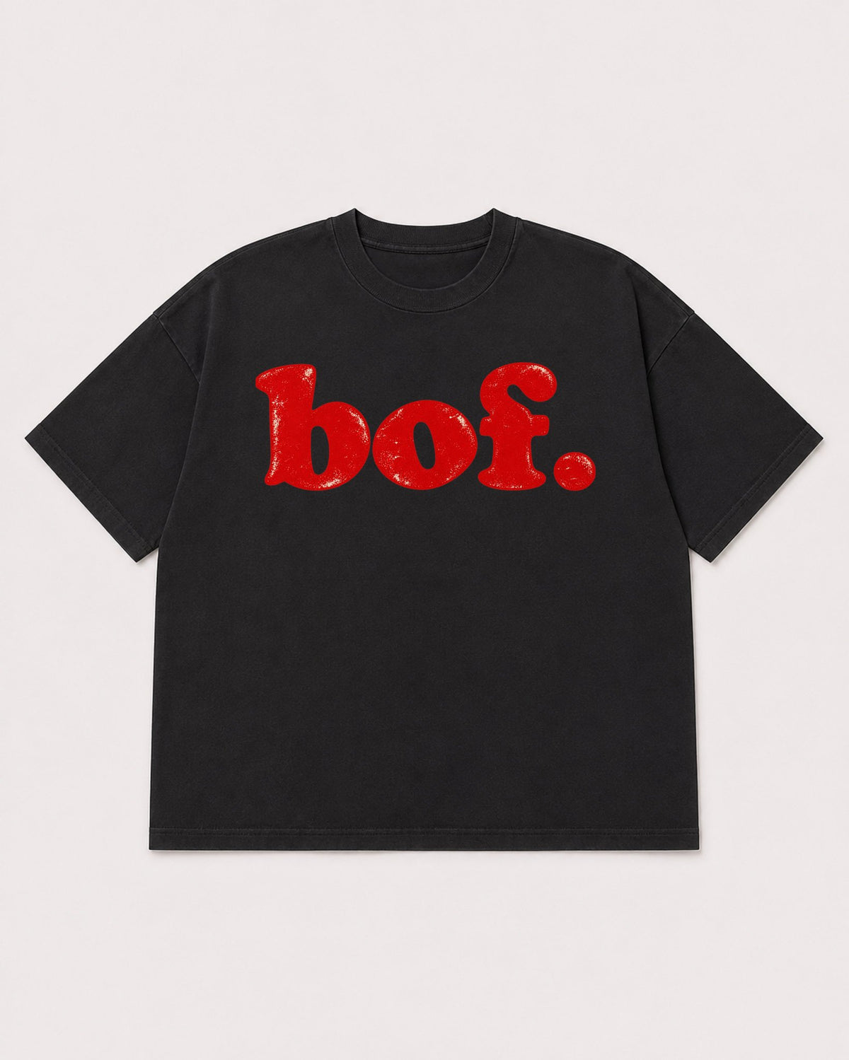 Mockup Boxy Heavyweight Tee Black product