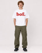 Mockup Boxy Heavyweight Tee White male full-body 09