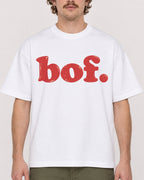 Mockup Boxy Heavyweight Tee White male close-up 09