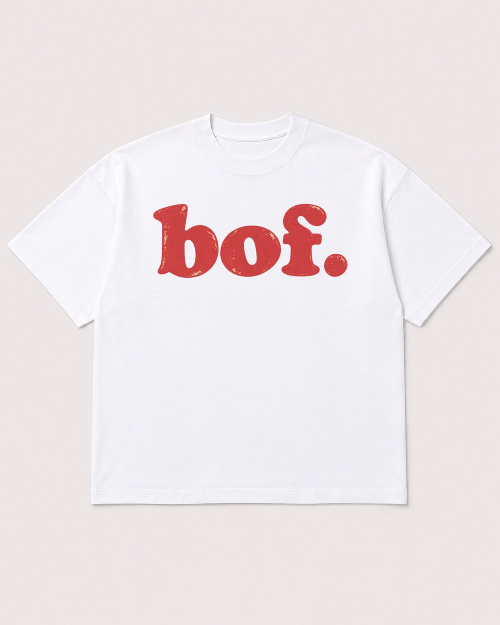 Mockup Boxy Heavyweight Tee White product