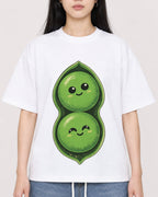 Mockup Boxy Heavyweight Tee White female close-up 01