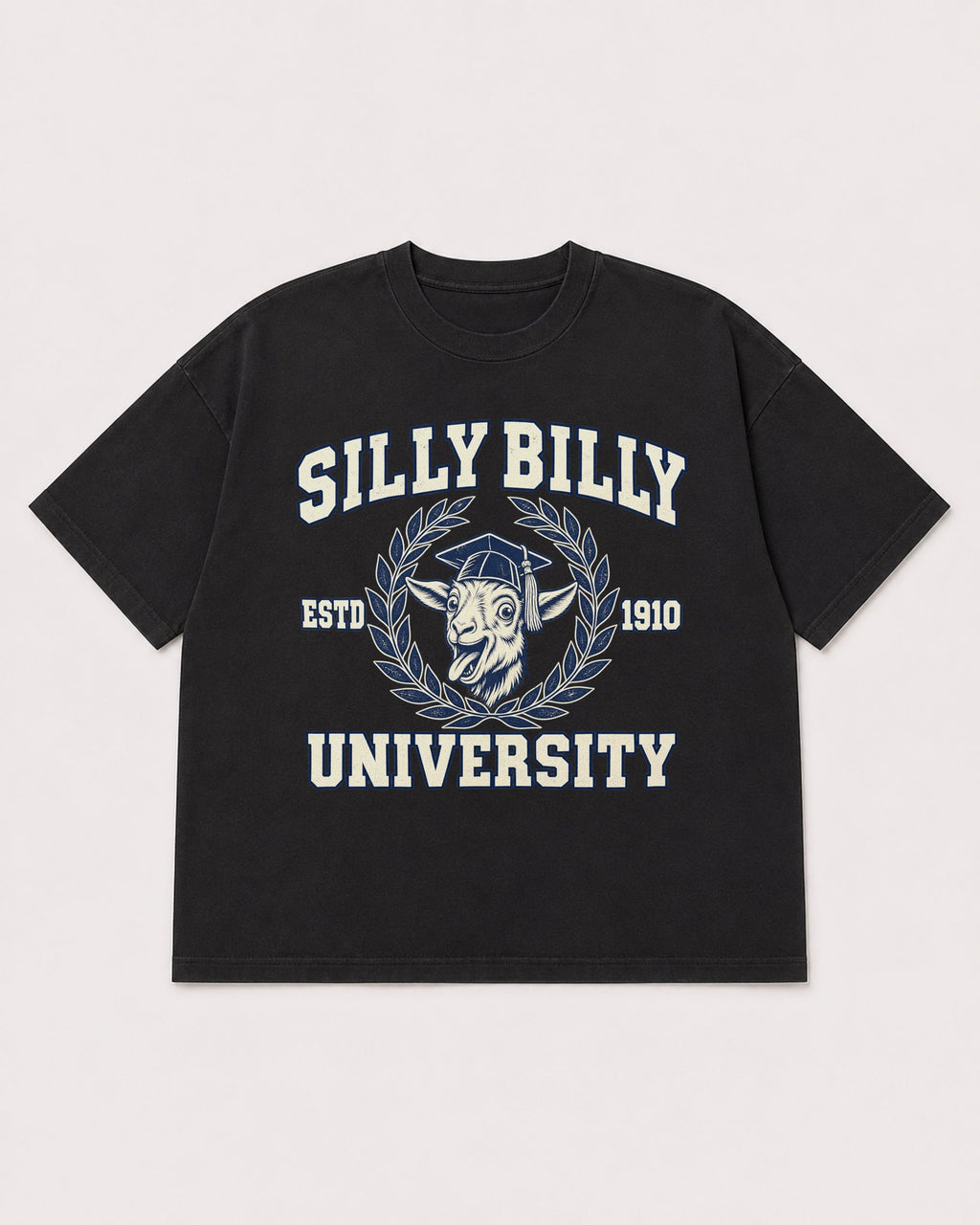 Mockup Boxy Heavyweight Tee Black product