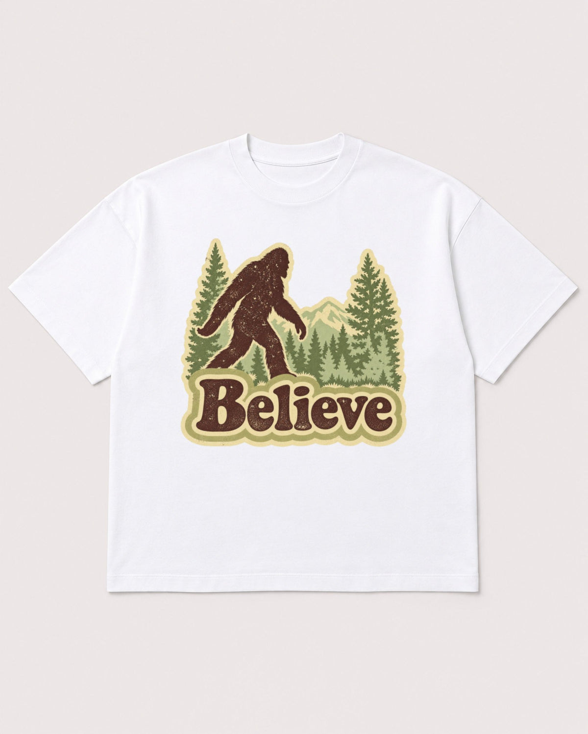 Mockup Boxy Heavyweight Tee White product
