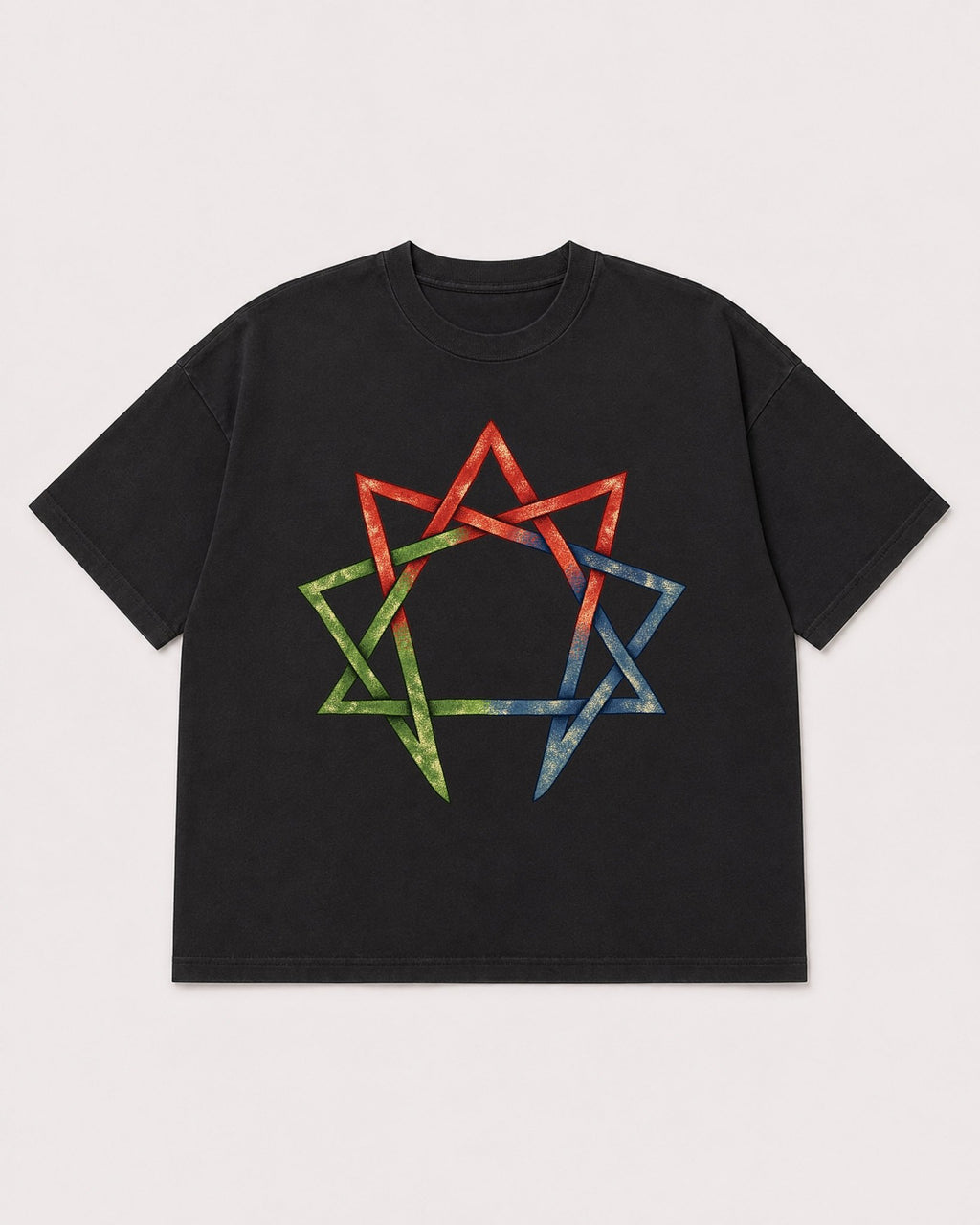 Mockup Boxy Heavyweight Tee Black product