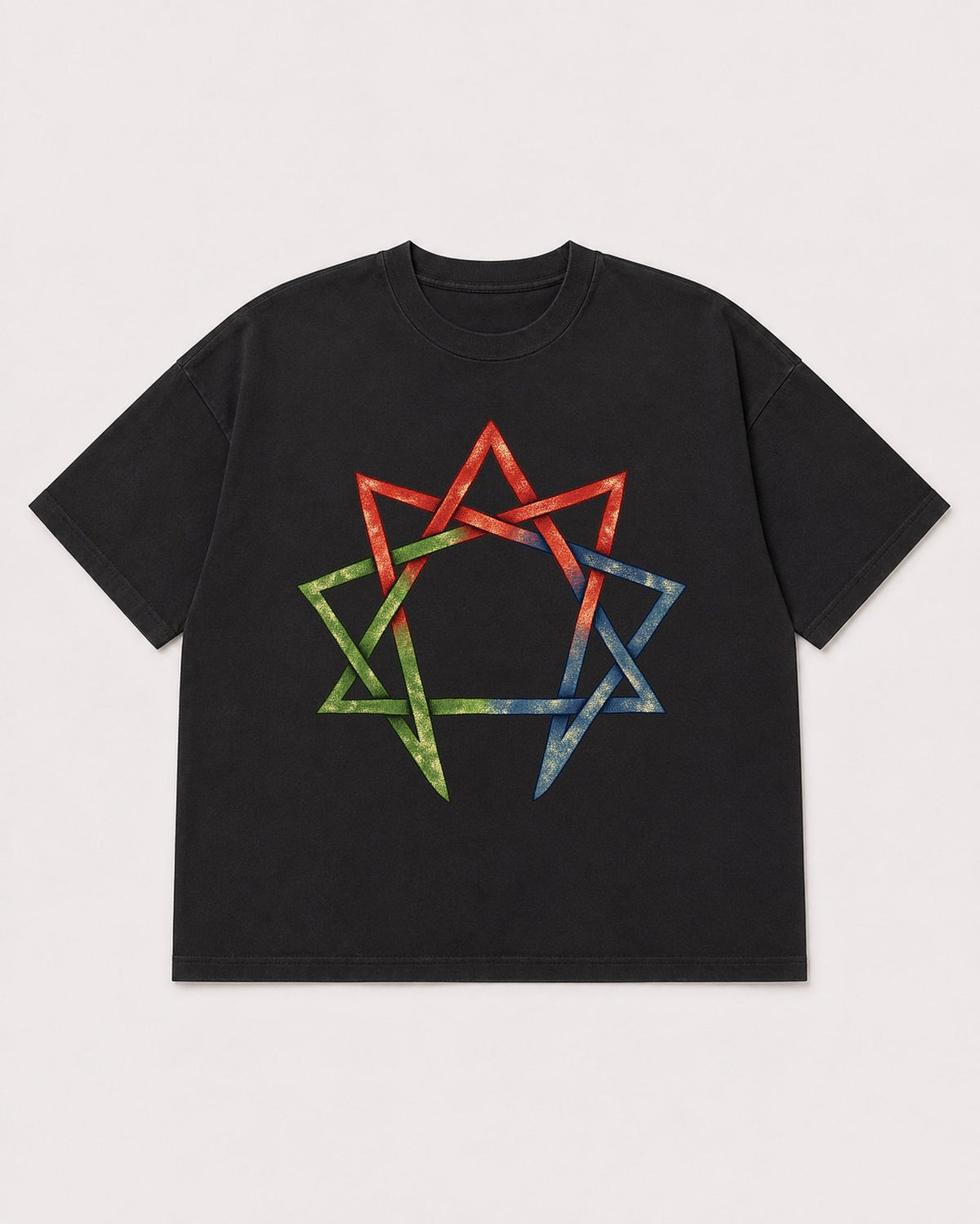 Mockup Boxy Heavyweight Tee Black product