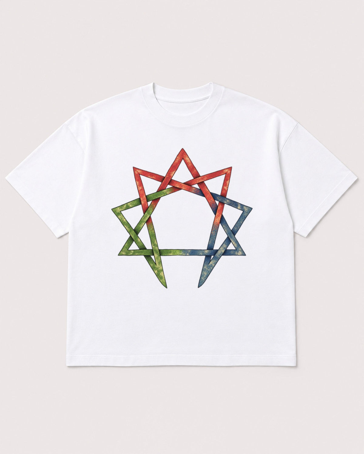 Mockup Boxy Heavyweight Tee White product