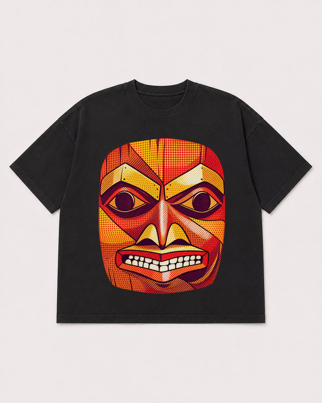 Mockup Boxy Heavyweight Tee Black product