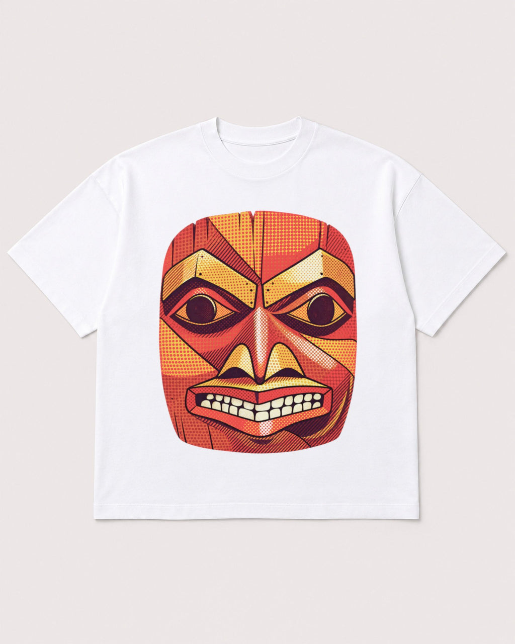 Mockup Boxy Heavyweight Tee White product