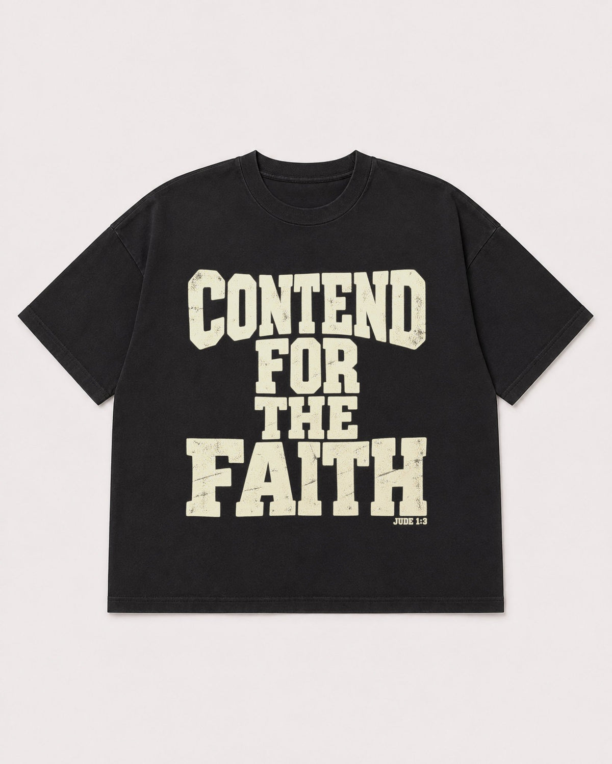 Mockup Boxy Heavyweight Tee Black product
