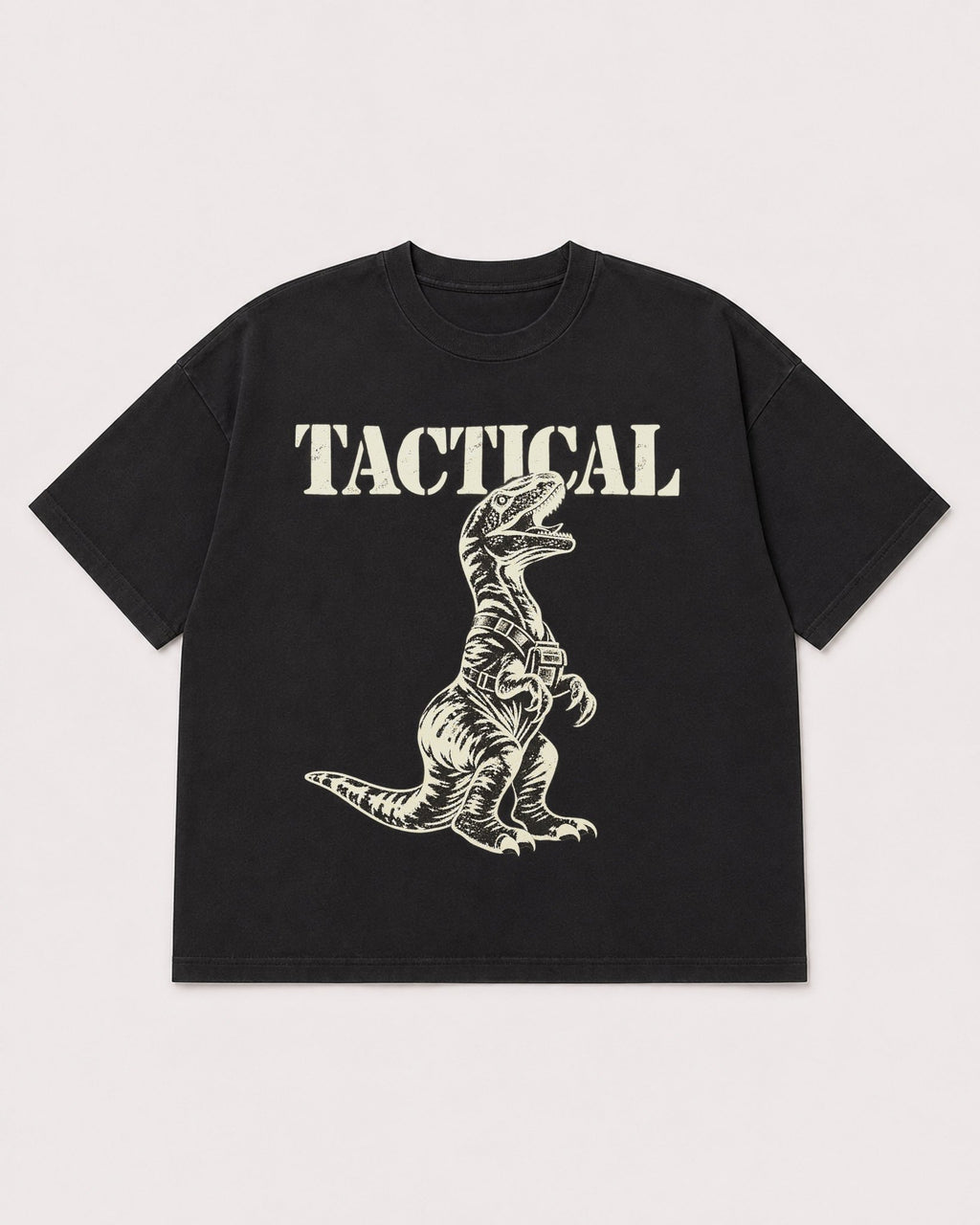 Mockup Boxy Heavyweight Tee Black product