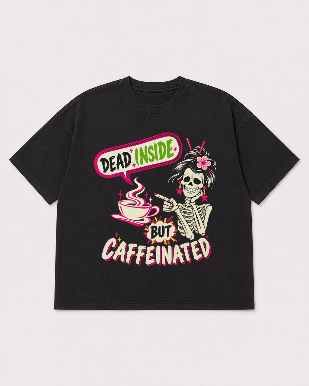 Mockup Boxy Heavyweight Tee Black product