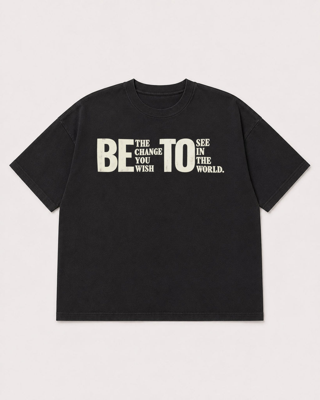 Mockup Boxy Heavyweight Tee Black product