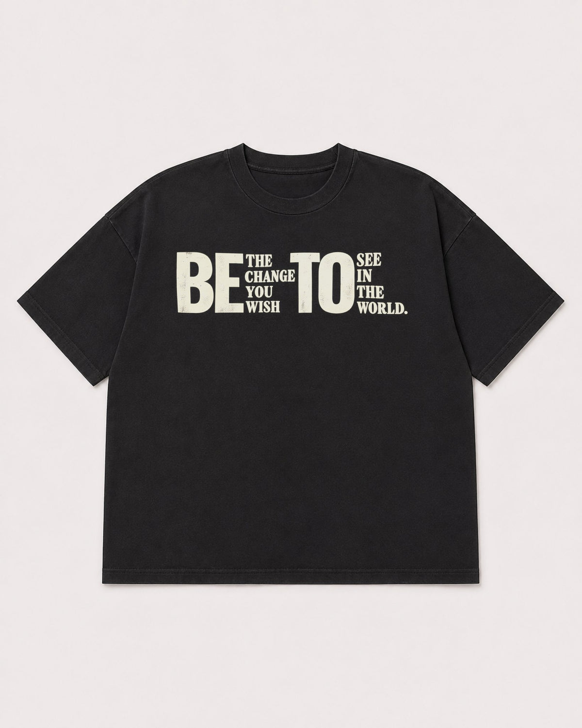 Mockup Boxy Heavyweight Tee Black product