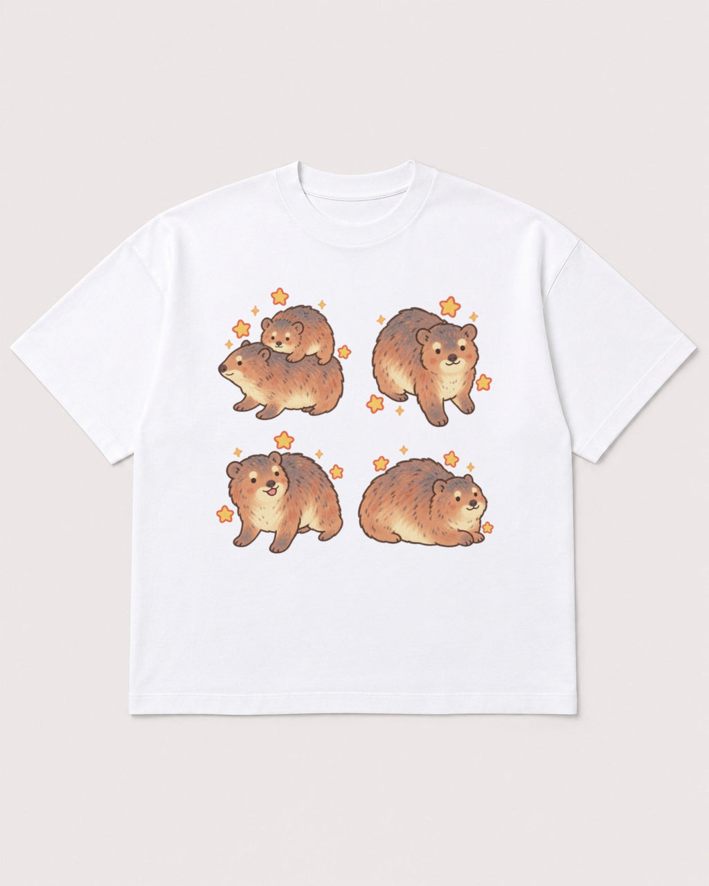 Mockup Boxy Heavyweight Tee White product