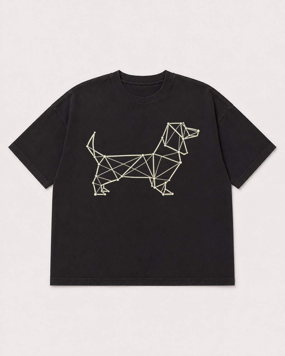 Mockup Boxy Heavyweight Tee Black product