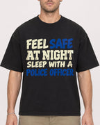 Mockup Boxy Heavyweight Tee Black male close-up 08
