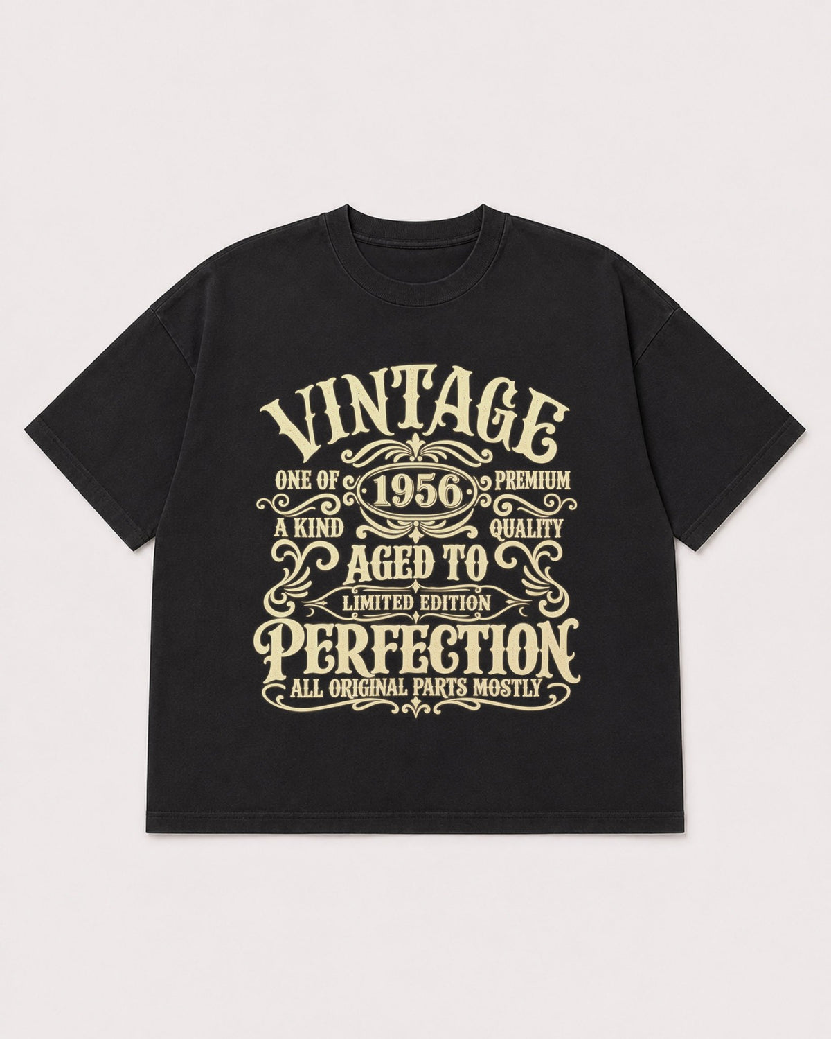 Mockup Boxy Heavyweight Tee Black product