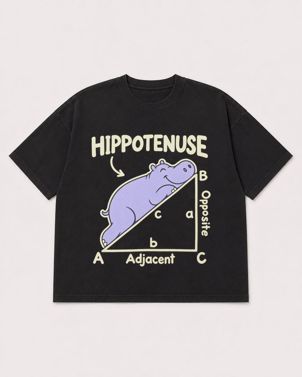 Mockup Boxy Heavyweight Tee Black product