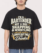 Mockup Boxy Heavyweight Tee Black male close-up 03
