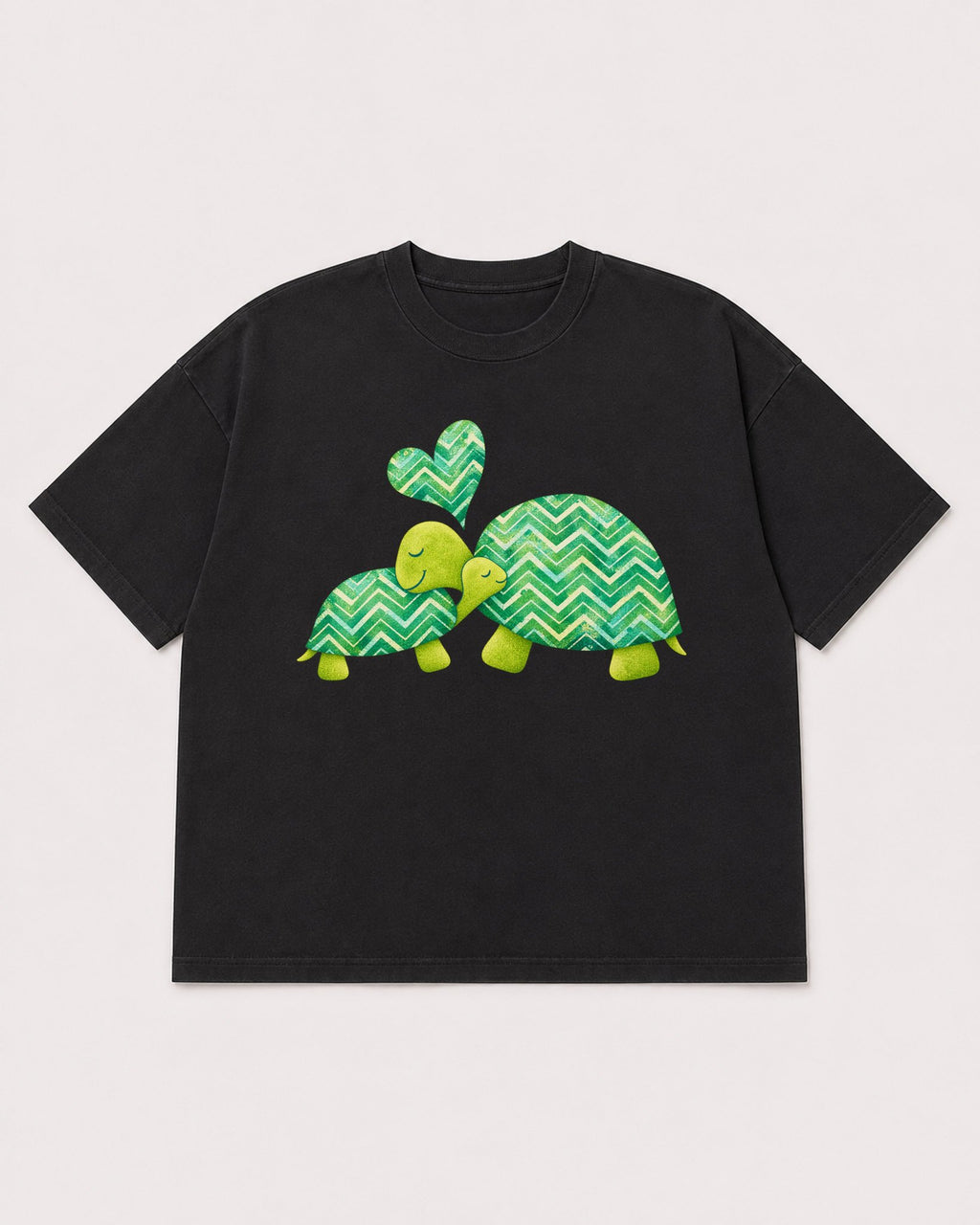 Mockup Boxy Heavyweight Tee Black product