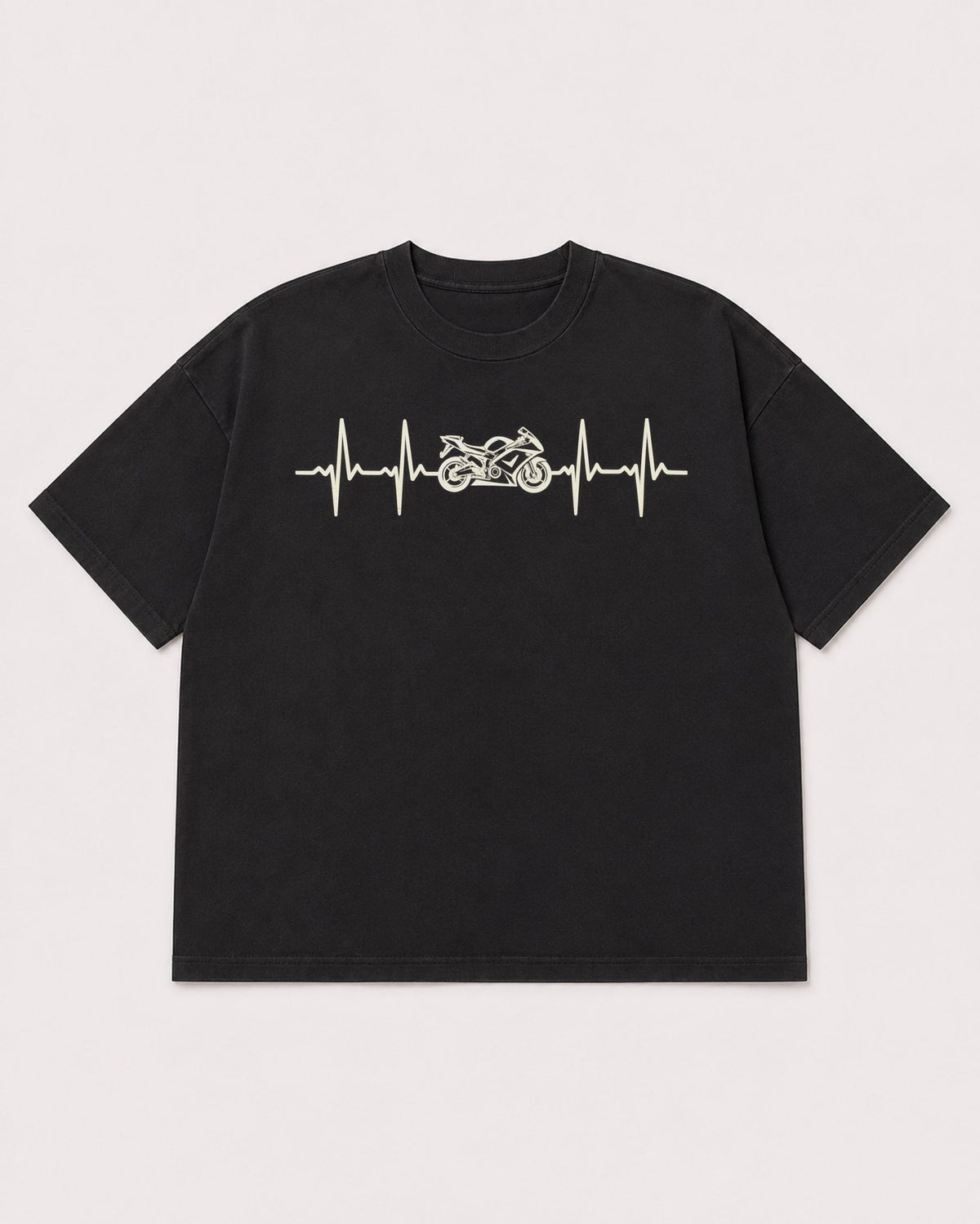 Mockup Boxy Heavyweight Tee Black product