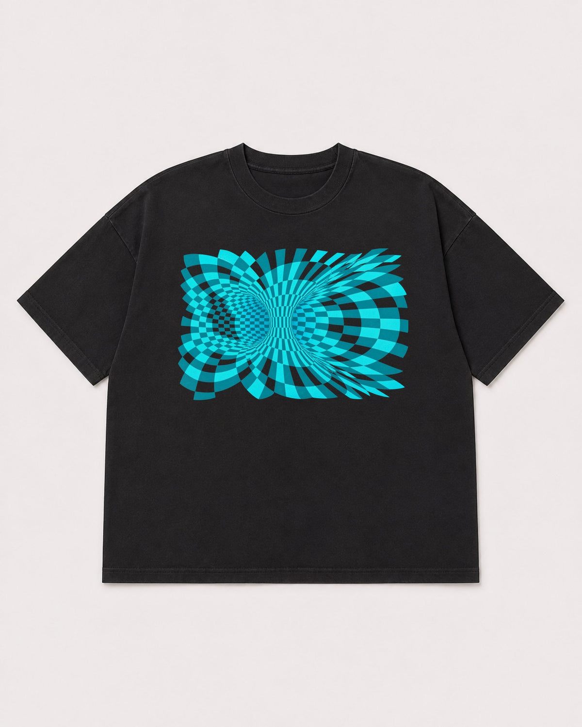 Mockup Boxy Heavyweight Tee Black product