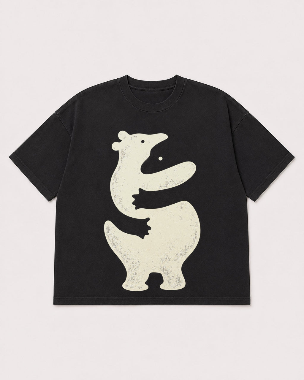 Mockup Boxy Heavyweight Tee Black product