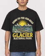 Mockup Boxy Heavyweight Tee Black male close-up 06