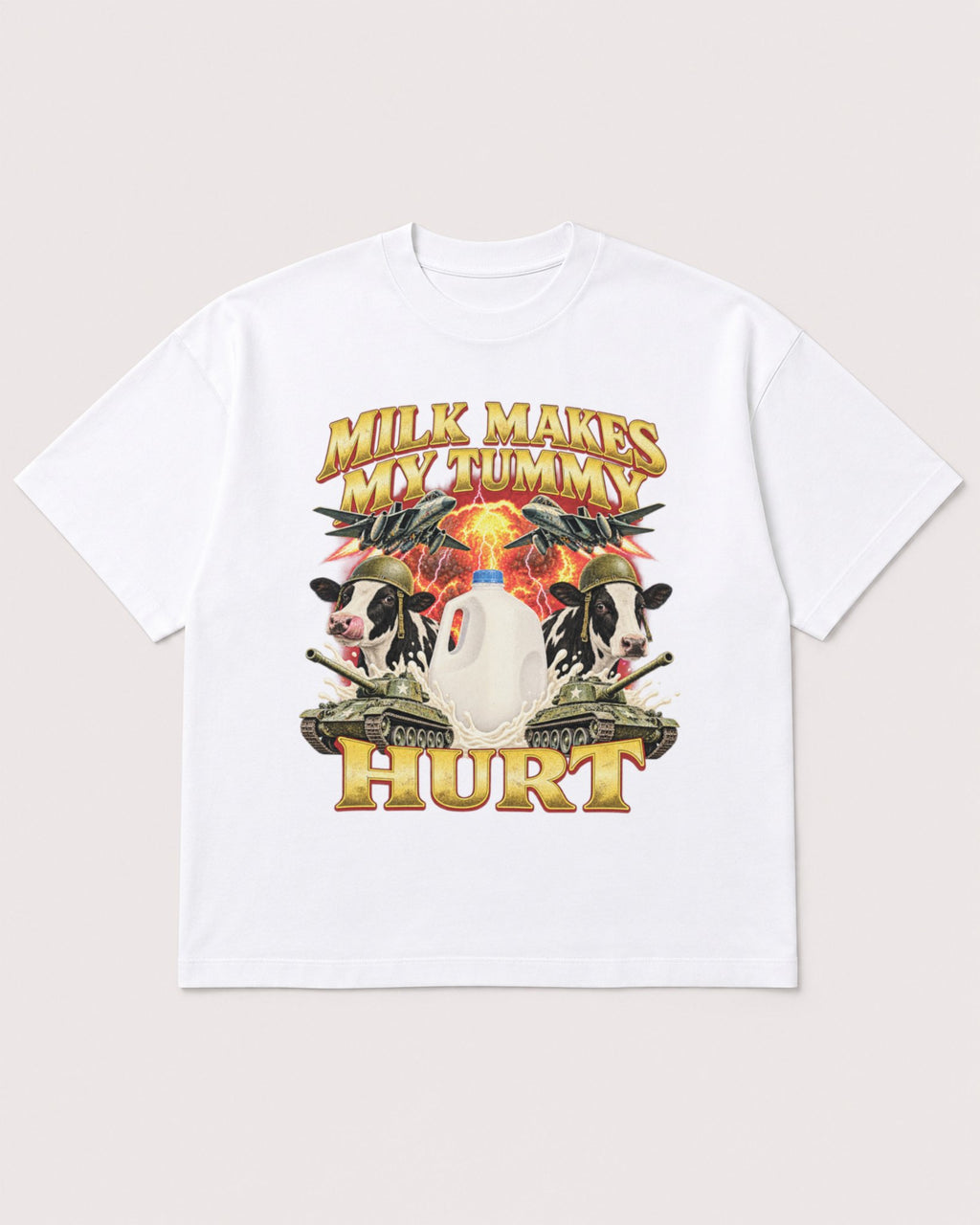 Mockup Boxy Heavyweight Tee White product