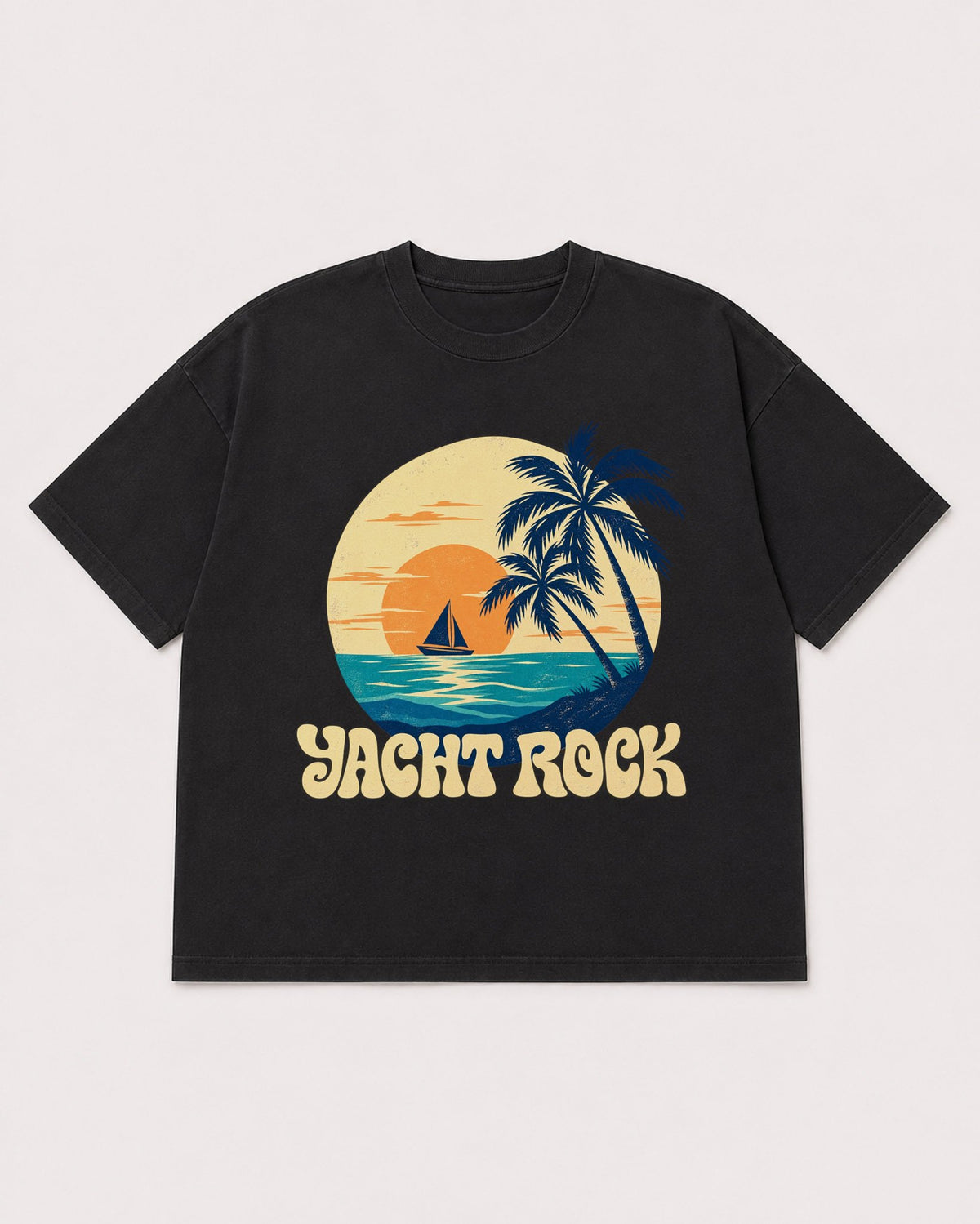 Mockup Boxy Heavyweight Tee Black product