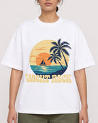 Mockup Boxy Heavyweight Tee White female close-up 17
