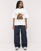 Mockup Boxy Heavyweight Tee White female full-body 04