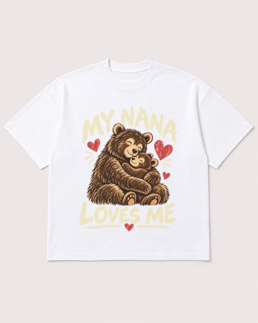 Mockup Boxy Heavyweight Tee White product