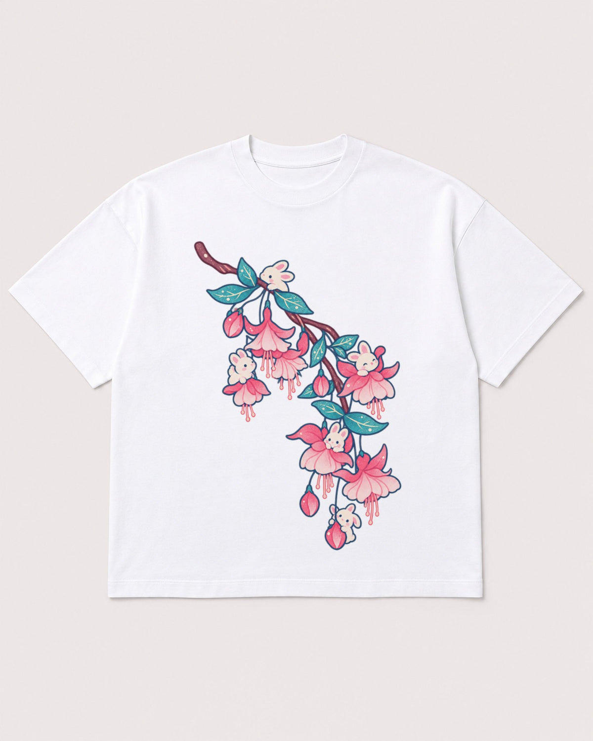 Mockup Boxy Heavyweight Tee White product
