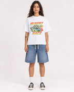 Mockup Boxy Heavyweight Tee White female full-body 06