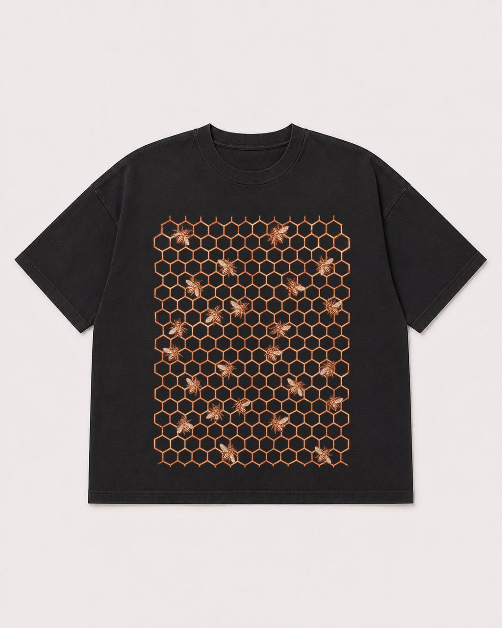Mockup Boxy Heavyweight Tee Black product