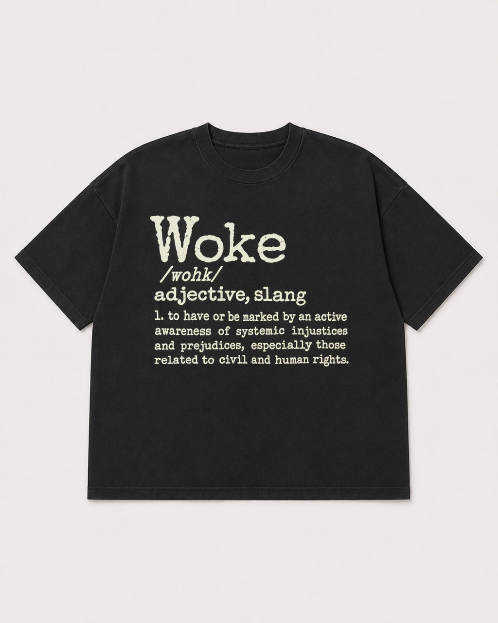 Mockup Boxy Heavyweight Tee Black product