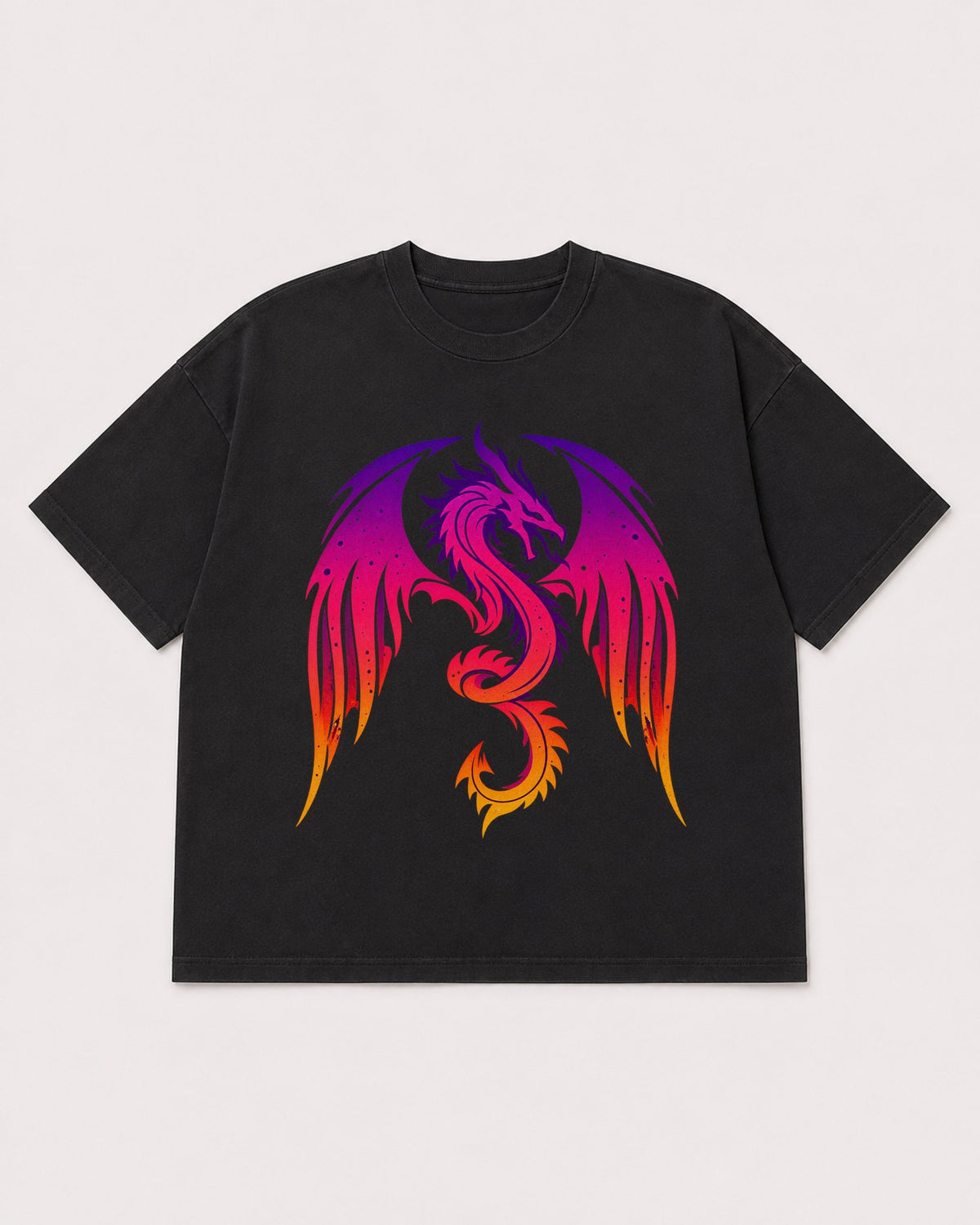 Mockup Boxy Heavyweight Tee Black product