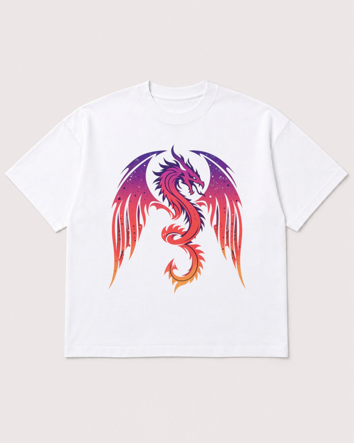 Mockup Boxy Heavyweight Tee White product