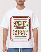 Mockup Boxy Heavyweight Tee White male close-up 08
