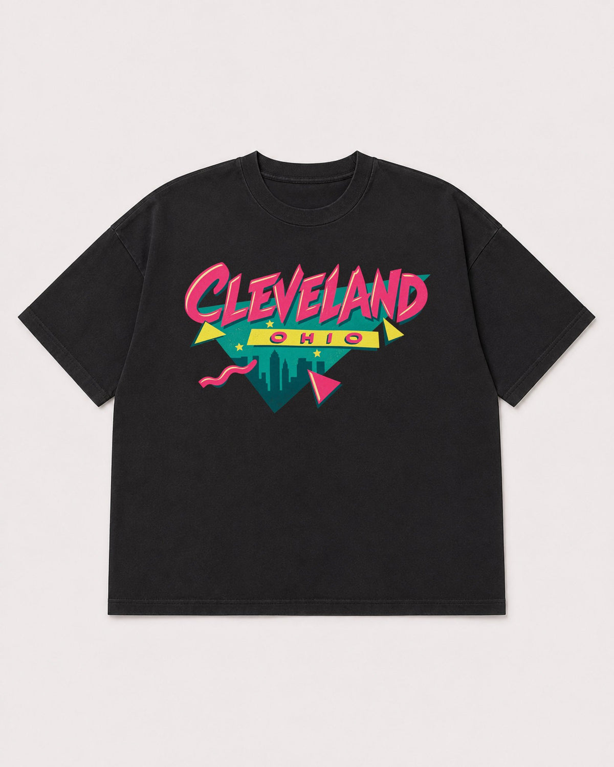 Mockup Boxy Heavyweight Tee Black product
