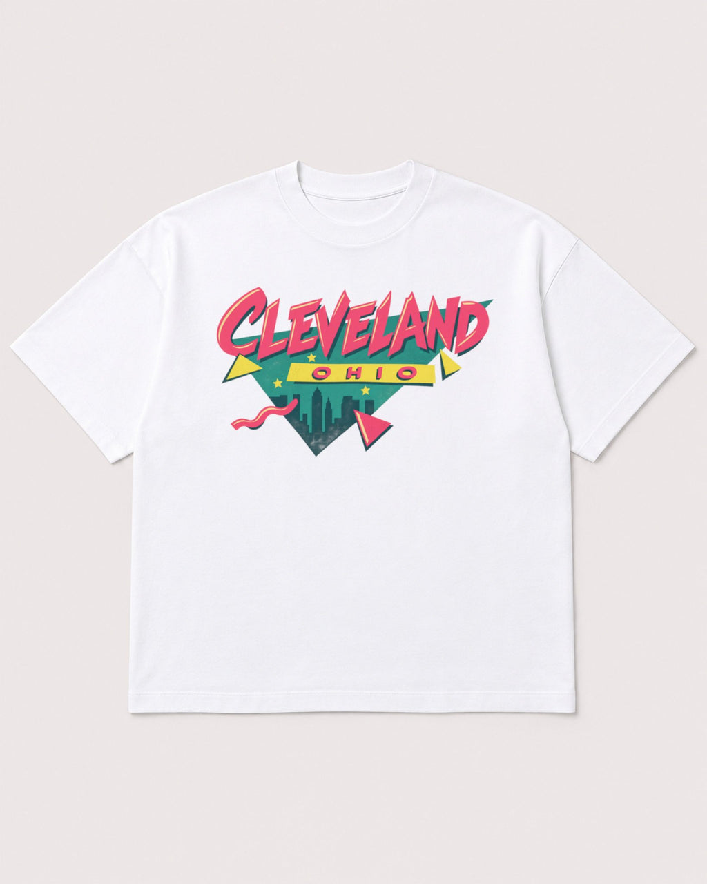 Mockup Boxy Heavyweight Tee White product